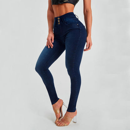 Damen Skinny Jeans mit Shaping-Effekt & Hüftvergrößerung