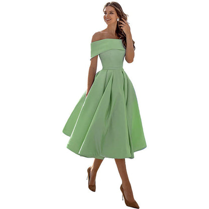 Gabriela | Casual Fashion Trägerloses Partykleid aus Satin