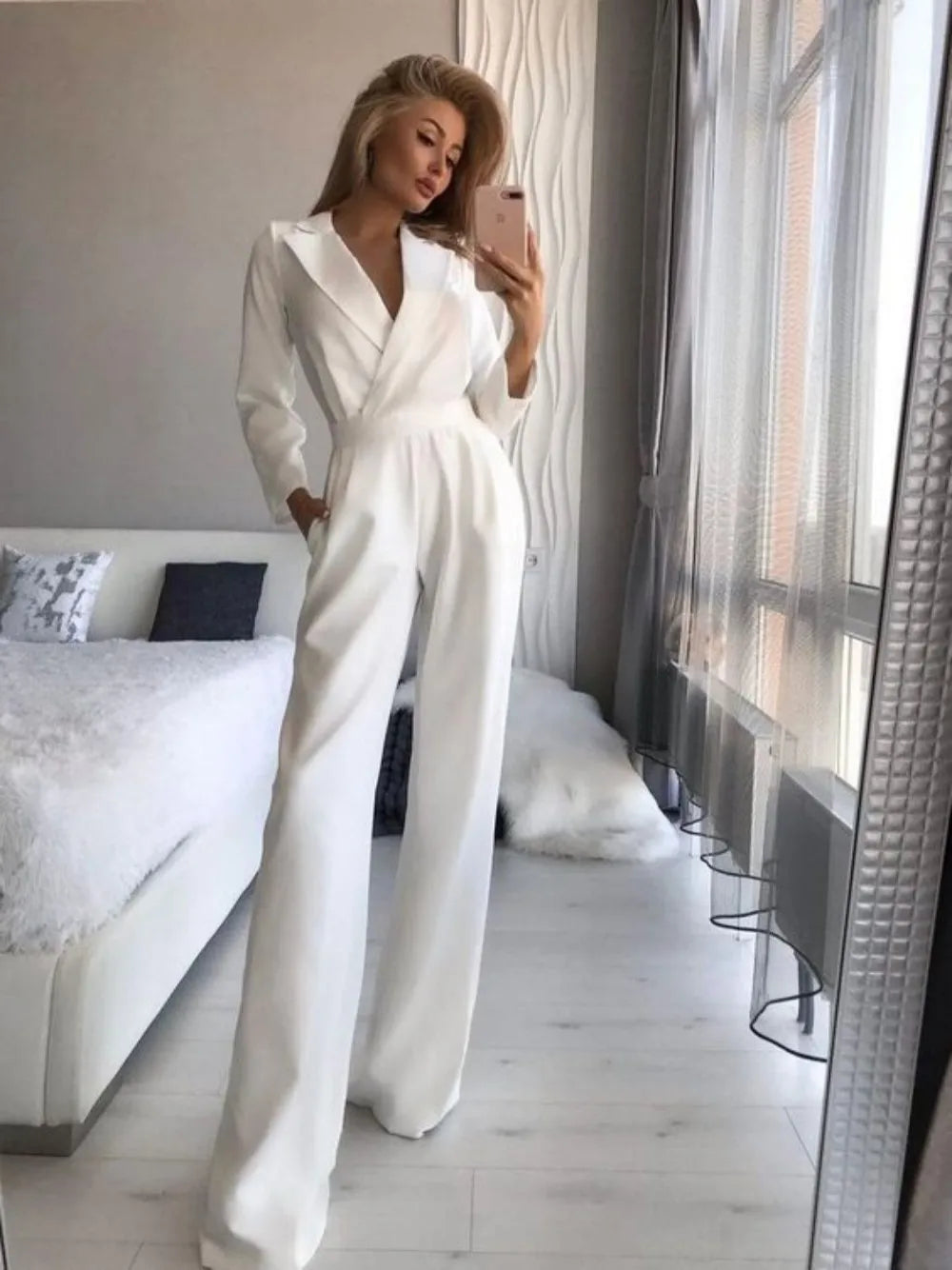 Yadira : Eleganter langer Jumpsuit