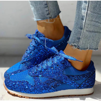 Yamilis | Sneakers mit Glitzer und Pailletten